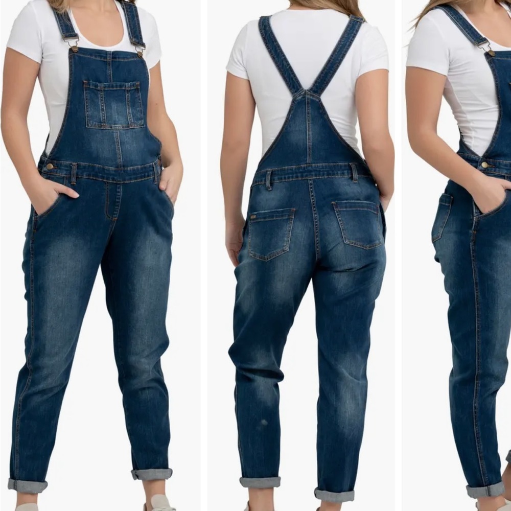Ripe Maternity Denim Overalls | Size M